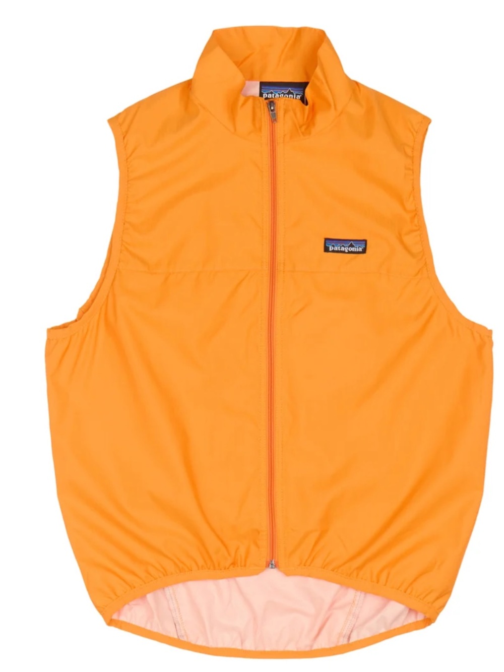 VINTAGE PATAGONIA MENS HOUDINI JACKET FULL ZIP VEST ORANGE 🍊 SIZE LARGE